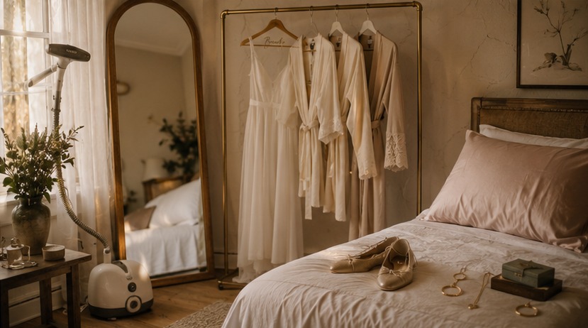 The wedding getting-ready room, second angle