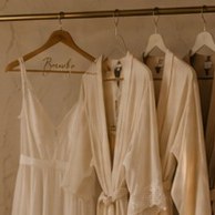 'Bride' wooden hanger